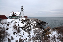 Portland Head Lighthouse During Holiday Season